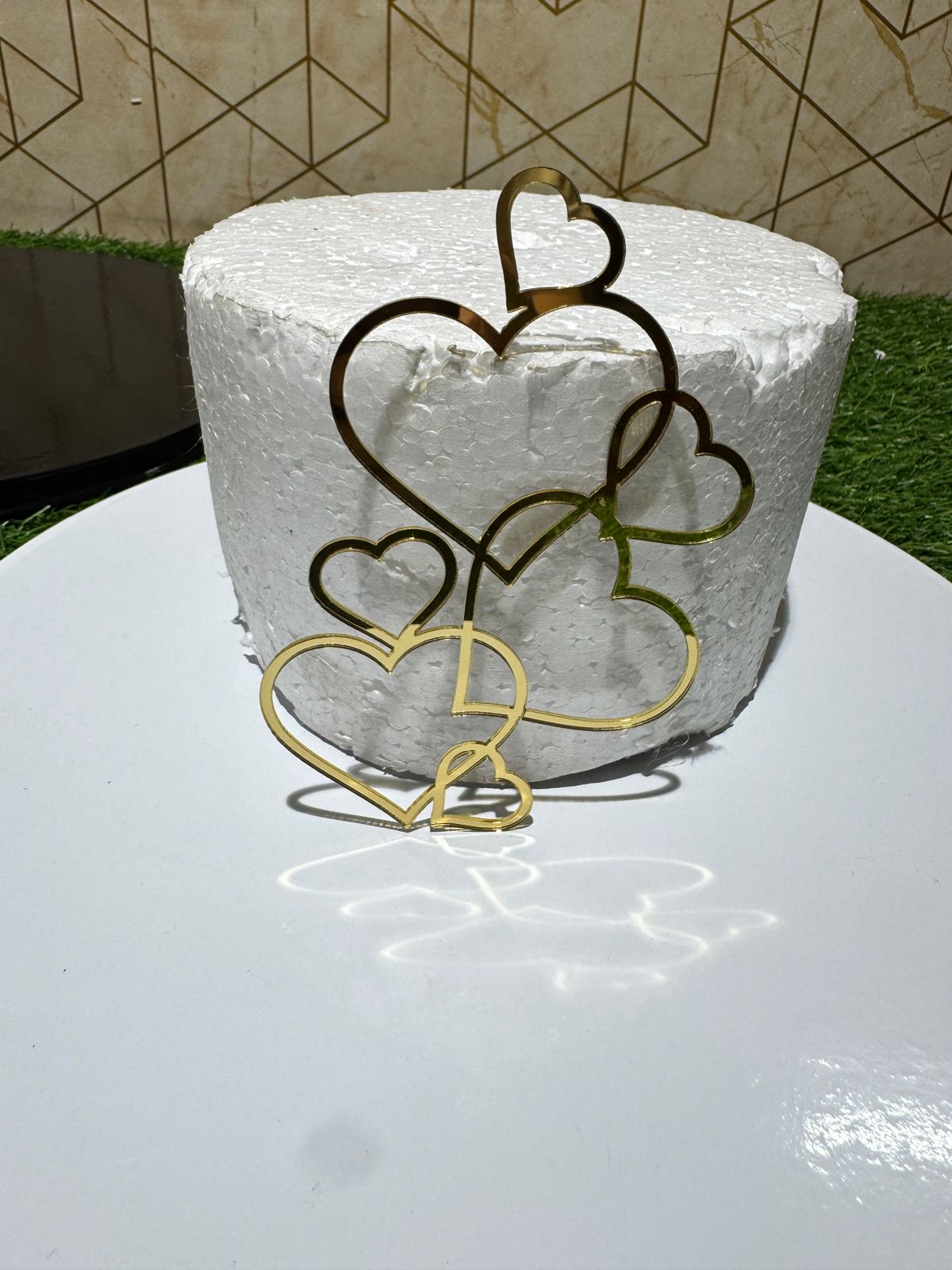 Heart Cake Topper
