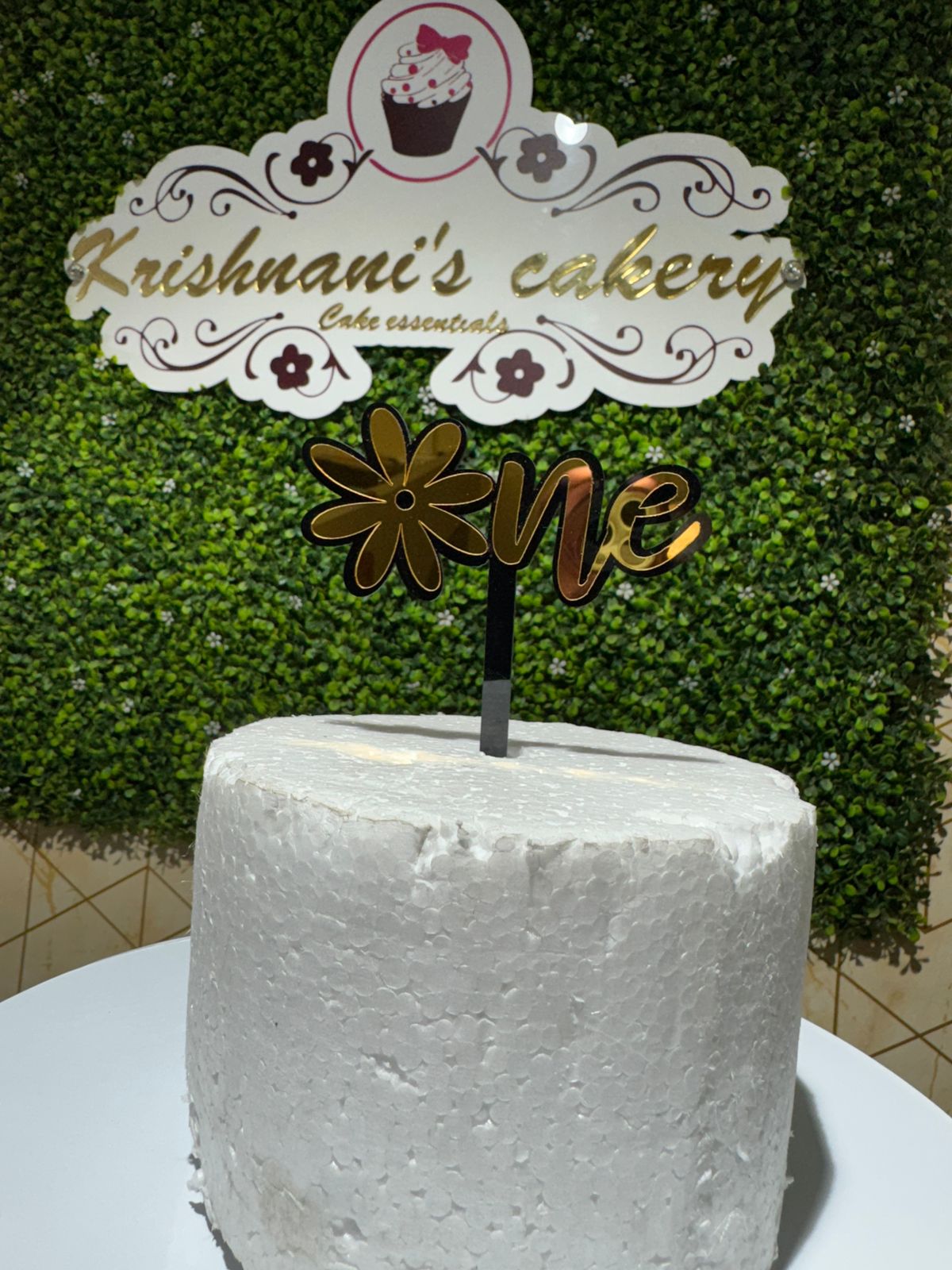 One Cake Topper (First Birthday Topper)