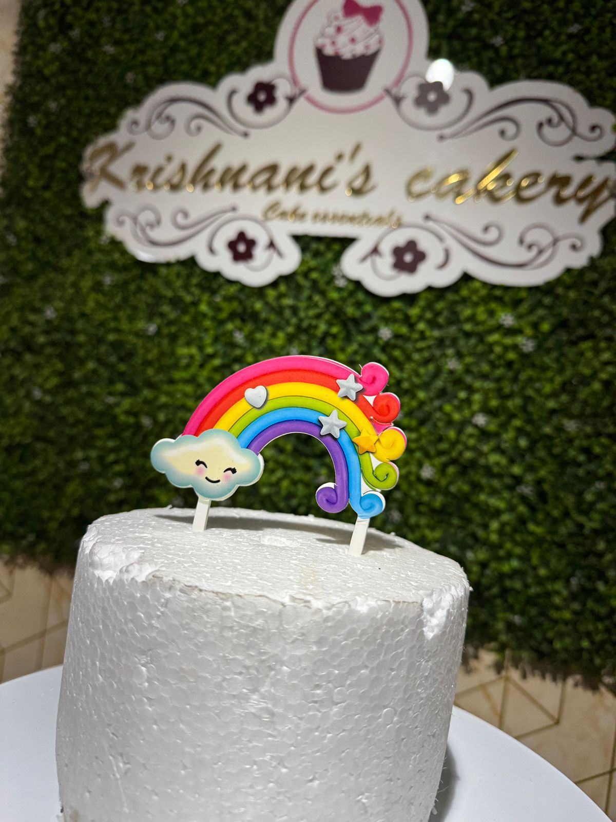 Rainbow Cake Topper