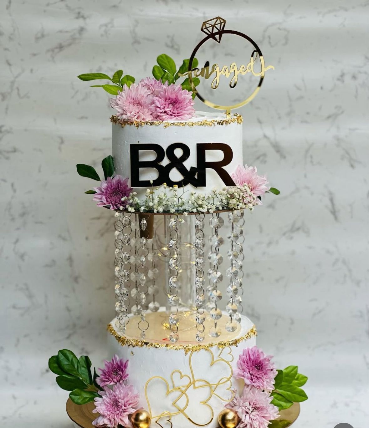 Diamond Cake Spacer