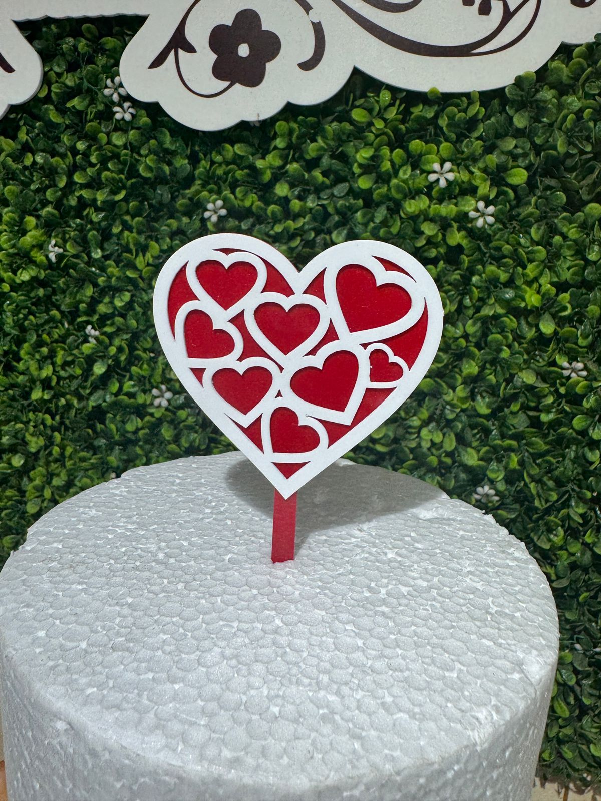 Heart Topper (Double Acrylic)