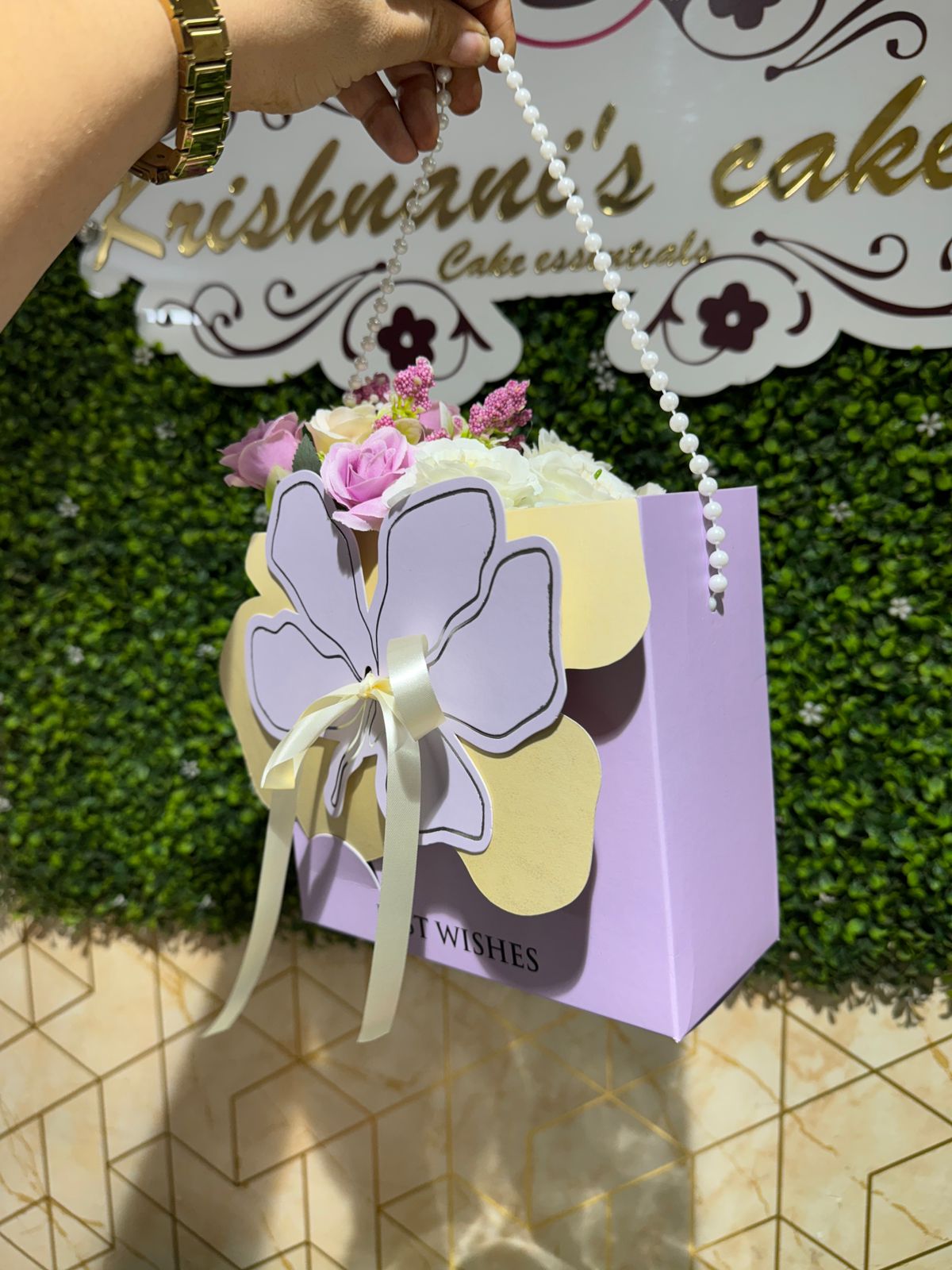 Floral Hamper Bag(Pack of 10 pieces)