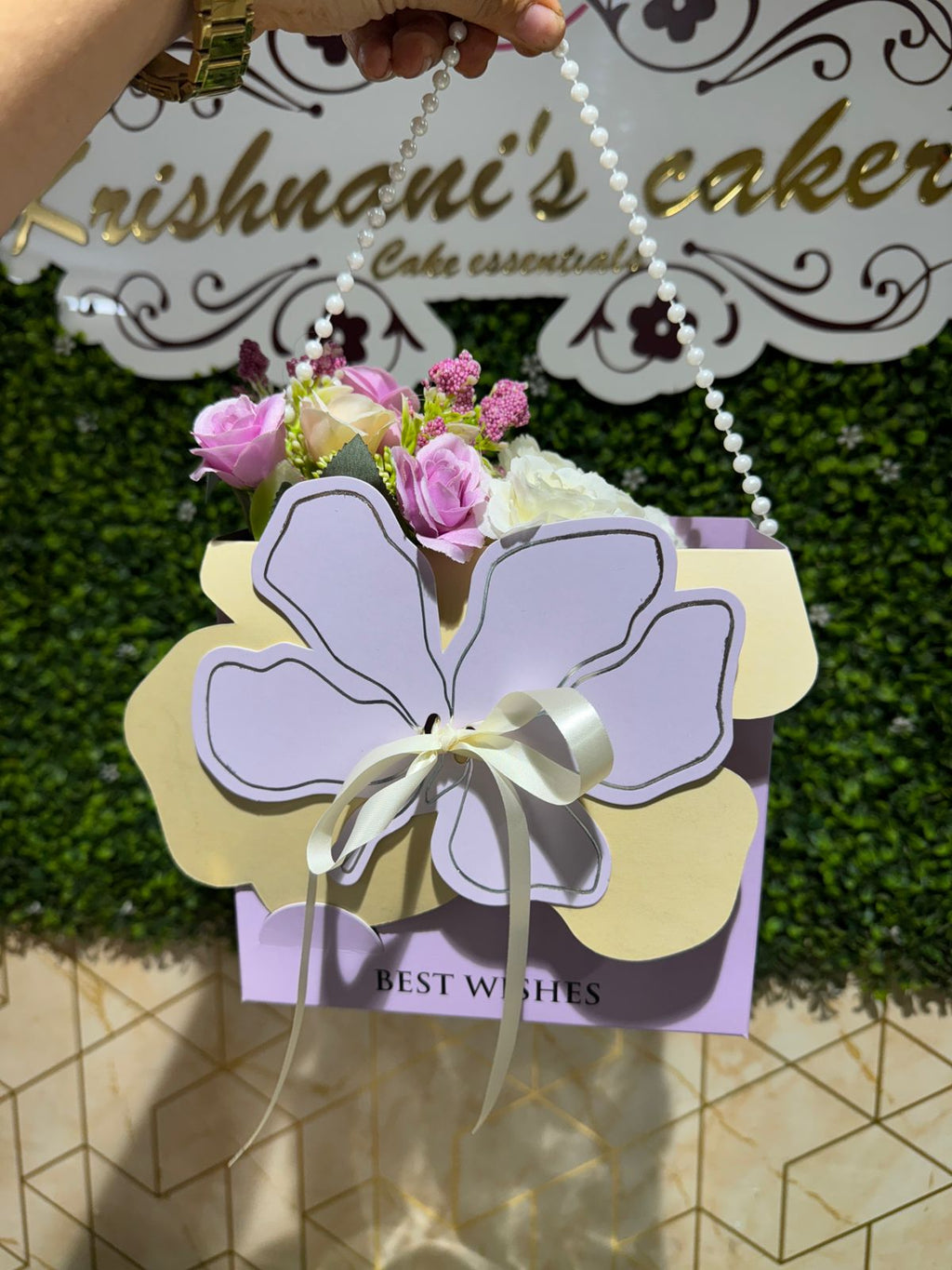 Floral Hamper Bag(Pack of 10 pieces)