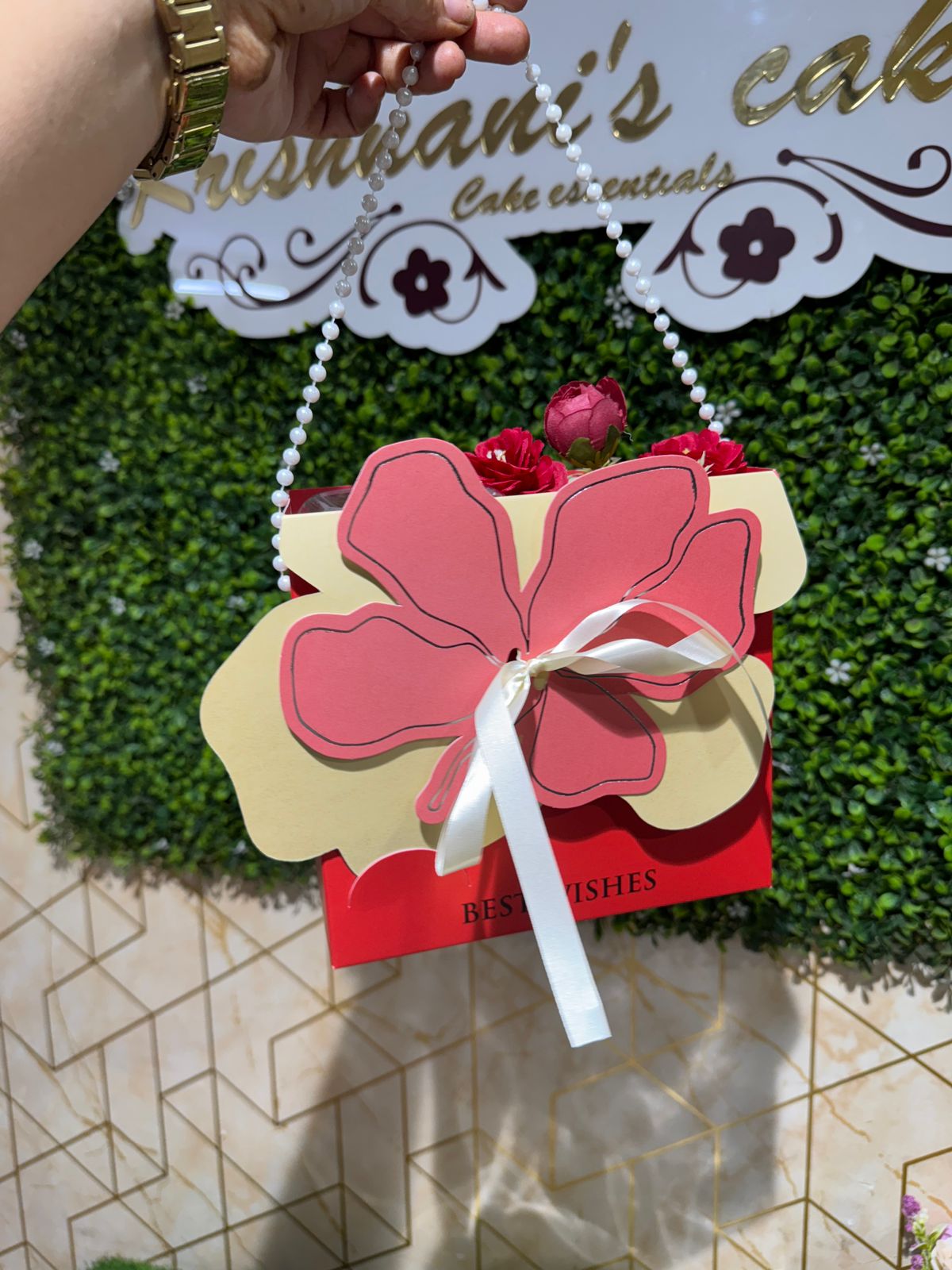 Floral Hamper Bag (Pack of 20 mix colours)