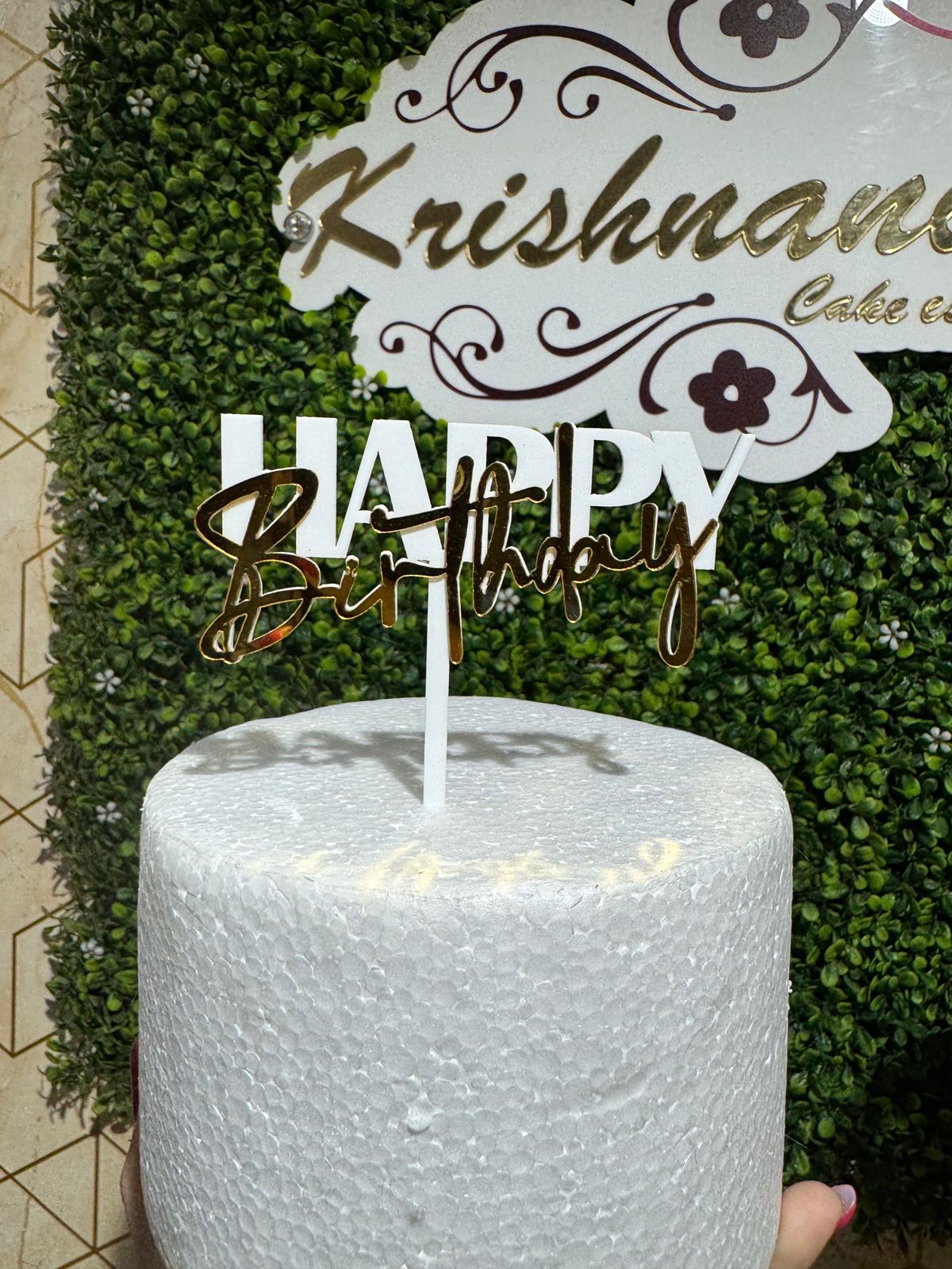 Happy Birthday Cake Topper