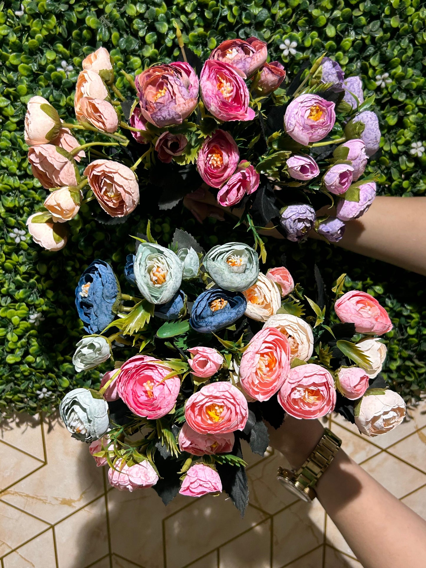 Fake Peony Bunch
