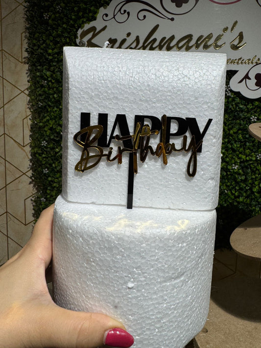 Happy Birthday Cake Topper