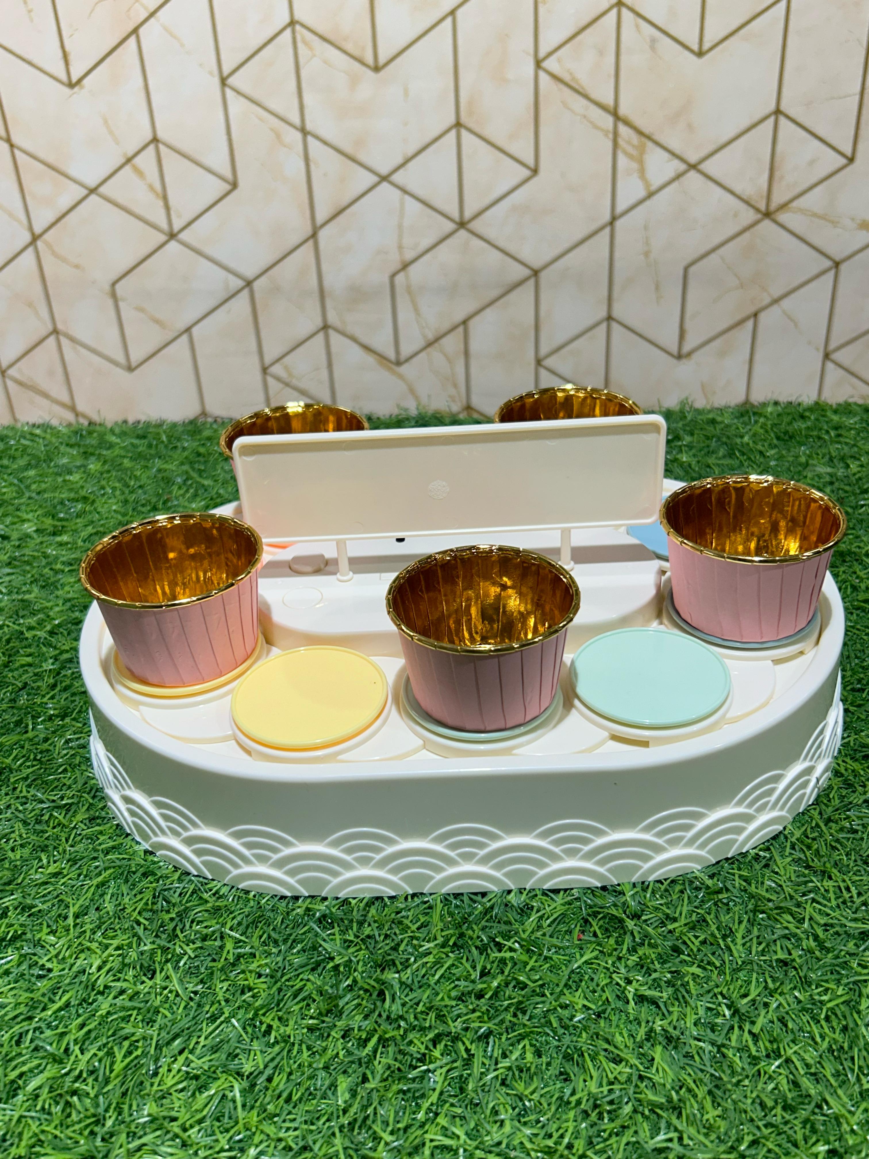 Rotating Cupcake Stand.