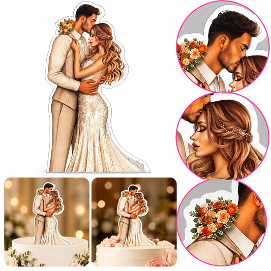Couple Cake Topper