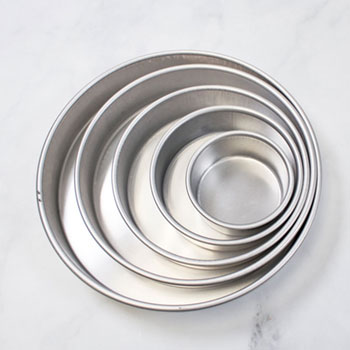 Round Cake Pans 2 Inch Depth | Sizes 5”, 6", 7", 8", 9", 10", 11", 12” Baking Tins