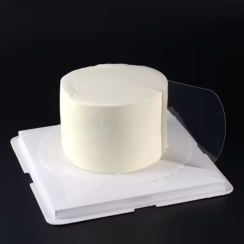 Transparent Cake Smoothing Scraper Set – 5 Piece