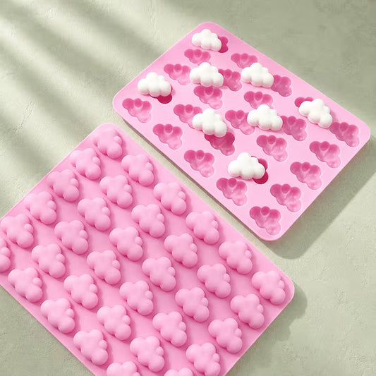 Mini Cloud Silicone Mould – 36 Cavity | Cloud Cake Decorating Mould