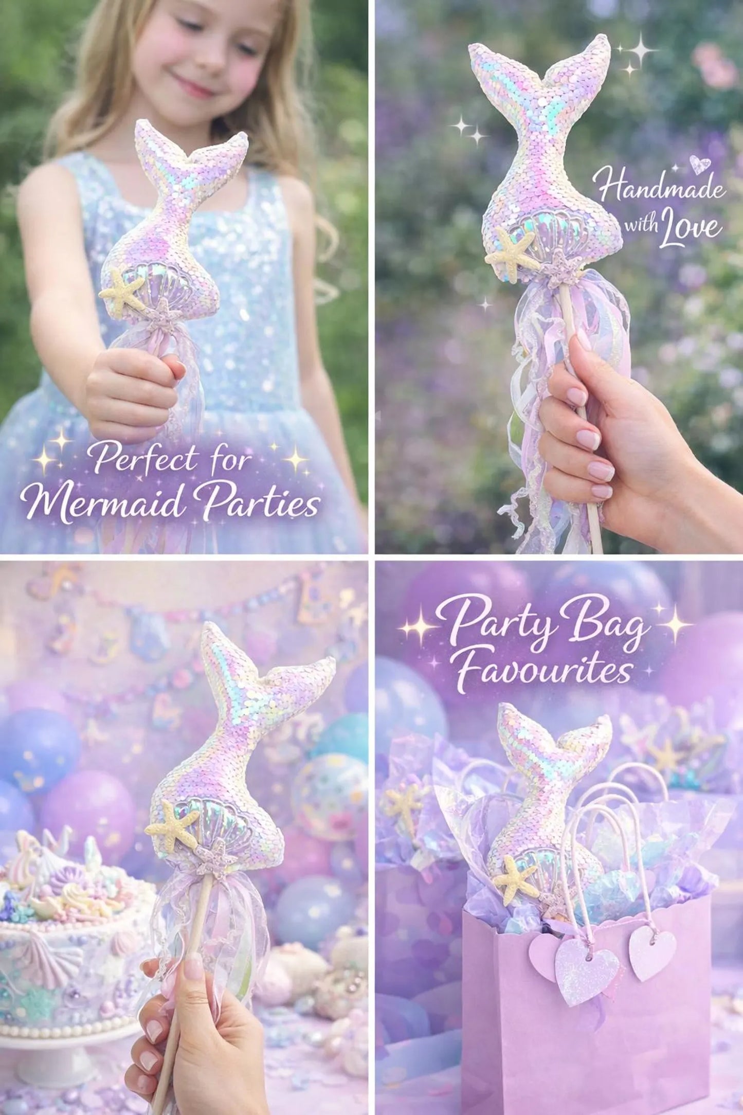 Sequin Mermaid Tail Topper