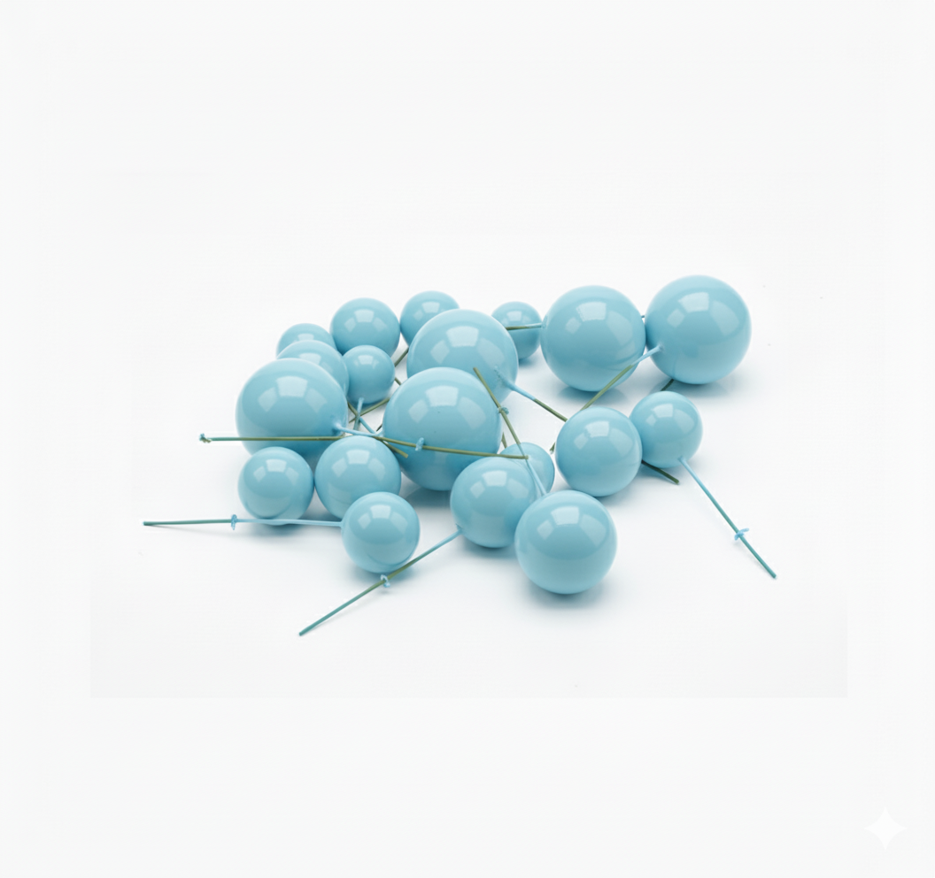 Multi Coloured Faux Balls