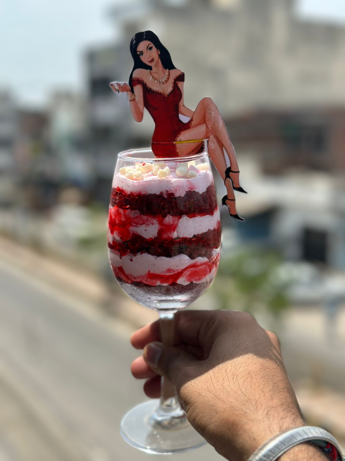 Wine Glass for Glass Cakes Pack OF 6